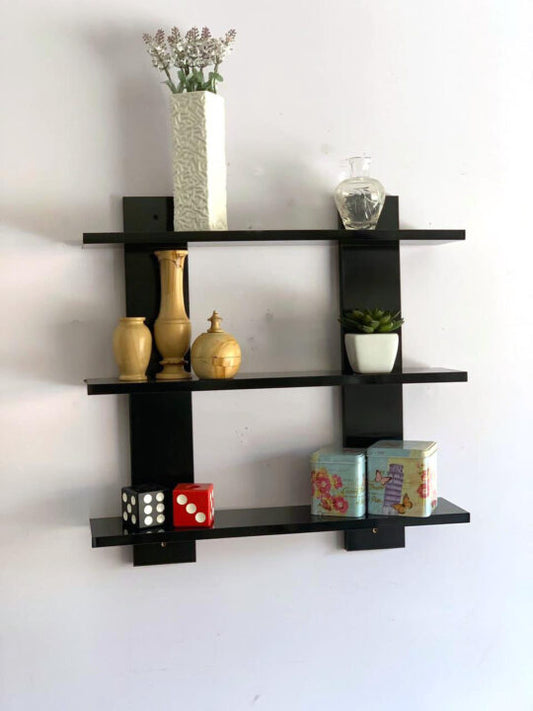 3 Tier Floating Shelves, for Photos, Decorative Items, and Books