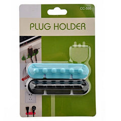 Set of 2 Outlet Plug Holders Multipurpose Plug Holders It Can Easily Install on Tiles & Tables.