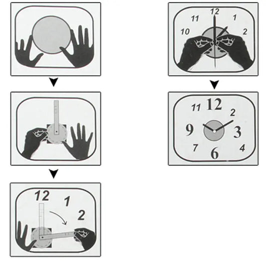 Clock For Wall Cute Sticker Clock Design For Kids Room Wall Art.