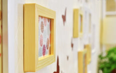 New DIY Photo Frames Design With Wall Sticker For Home Decoration.