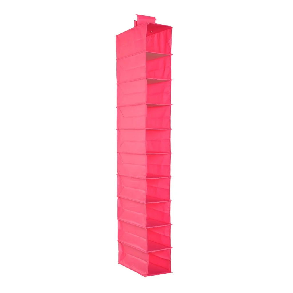 Hanging Shoe Organizer (1 Pack) Hanging Closet Shoe Organizer, Space Saving Shoe Holder &amp;amp, Storage, Closet Organizer Great for Shoes, Purses, Handbags Etc.