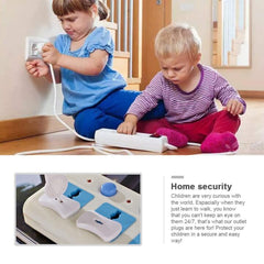 Set of 6 Socket Cover Clips Protect Your Kids from Electric Sockets Secure & Durable Socket Safety Covers.