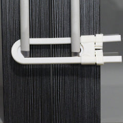 Set of 2 U-Shape Child Safety Locks Secure Cabinets, Drawers & Doors Locks.