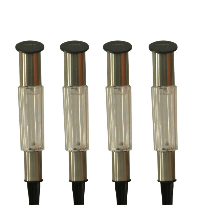Elegant Solar Lawn Light Set of 4