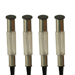 Elegant Solar Lawn Light Set of 4