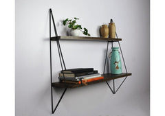Wooden Wall Rack Graceful Design Book Rack For Placing Books.