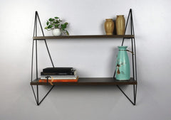Wooden Wall Rack Graceful Design Book Rack For Placing Books.