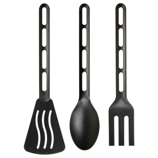IKEA 3-Piece Kitchen Utensil Set Fork, Spoon & Turner Non-Stick Heat Resistant & Dishwasher Safe Cooking Tools