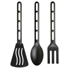 IKEA 3-Piece Kitchen Utensil Set Fork, Spoon & Turner Non-Stick Heat Resistant & Dishwasher Safe Cooking Tools