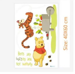 Winnie The Pooh And Tigger Garden Wall Decal Sticker