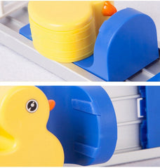 Cute Duck Mop and Broom Holder Wall Mount Organizer