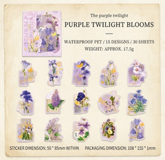 Floral-Themed Vintage Scrapbook & Journaling Material Paper Packs Set