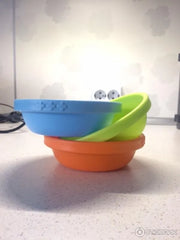 IKEA Pack of 3 Colorful Stackable Plastic Sets For Kids Daily Meals
