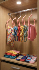 Pink Round Handbag Hanger Closet Storage Organizer Hook
