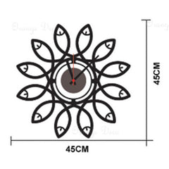 DIY Clock Elegant Design Clock With Sticker For Home Decor.