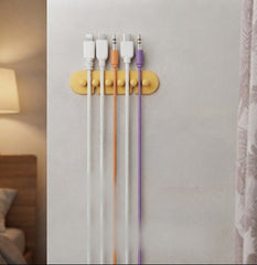Universal Cable Holder Multi Slot Desktop Cord Organizer Clip