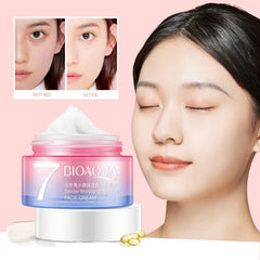 Bioaqua 7 Soft Moisturizing Lazy Face Cream For Glowing Skin