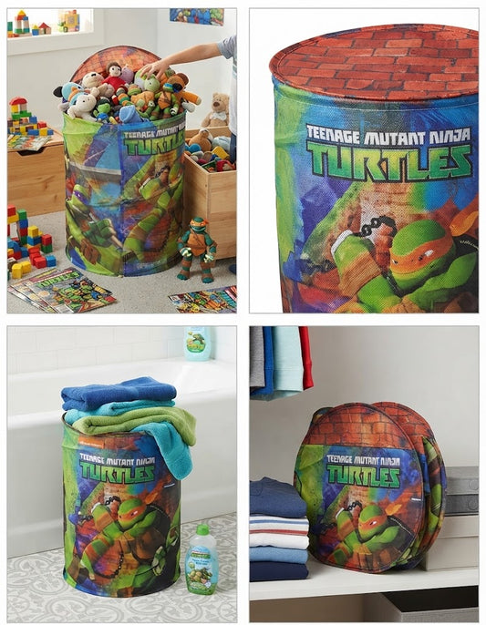 Teenage Mutant Ninja Turtles Pop-Up Toy Storage Hamper Bag
