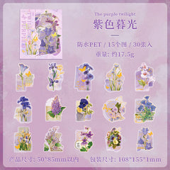 Aesthetic Floral Sticker Pack for Journaling, Scrapbooking, and Decorating
