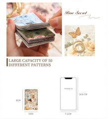 Vintage Aesthetic Decorative Material Paper Scrapbook Journaling Craft Pads Set