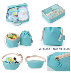 Multi-Piece  Travel Organizer Storage Bags And 4 Sets Pouches