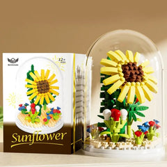 Building Block Flower Set – Kids Toy Puzzle & Decorative Gift