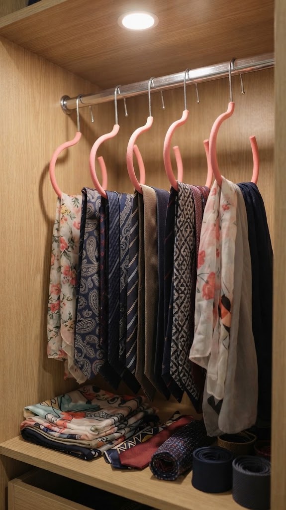 Pink Round Handbag Hanger Closet Storage Organizer Hook