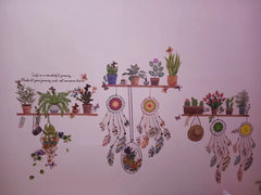 Boho Dreamcatcher Feather Wall Decal Sticker Living Room Home Decor