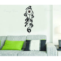Wall Clocks Hanging Number Design Sticker Clock For Home.