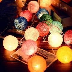 Decorative Rattan Ball String Lights for Warm Home Ambience