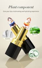 Sadoer Flower Crystal Colour Change Lipstick Warm Delicate Lips Balm