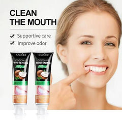 Sadoer Natural Formula Coconut Whitening Toothpaste Stain Removal