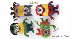 Superhero Minion Cartoon Wall Sticker Removable Vinyl Kids Room Decor