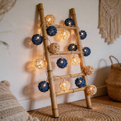 Decorative Rattan Ball String Lights for Warm Home Ambience
