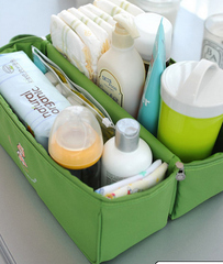Dual-Compartment Travel Shoe Bag Water-Resistant, Multi-Purpose Storage Organizer with Handle & Zipper Closure.