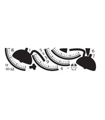 Alarm Clock New Design Sticker Clock For Home Decoration.