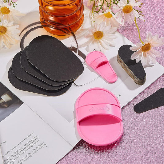 Mini Silicone Dappen Dish Set Nail Art Acrylic Liquid Powder Holder