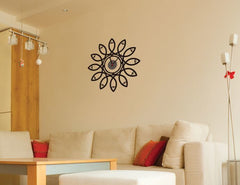 Black Decorative Fish Pattern Wall Clock Modern Living Room
