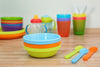 IKEA Pack of 3 Colorful Stackable Plastic Sets For Kids Daily Meals