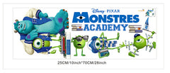 Monsters Academy Disney Wall Sticker Cartoon Movie Wall Paper PVC Removeable Wall Decor  For Kids Room