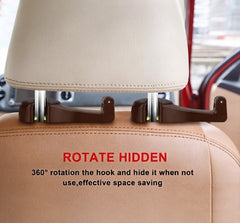Heavy Duty Car Headrest Hooks Universal Back Seat Hanger Storage