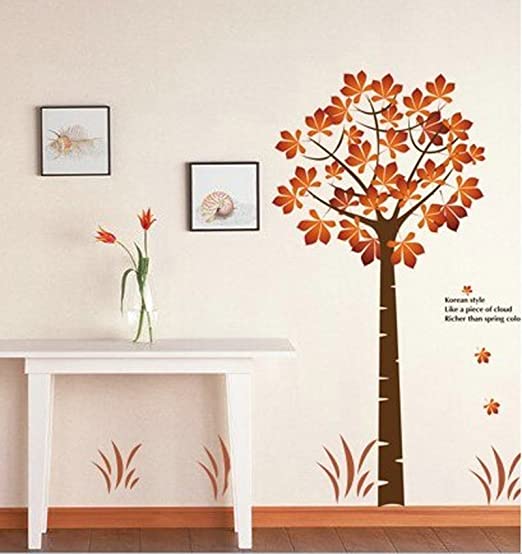 Maple Tree Wall Sticker Floral Removeable Wall Art Home Decor.