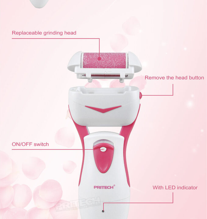 Features: pedicure  remover Gorgeous outer design and good function enable wonderful experiences   360°rotate runing 300 wide angle,easy and fun us e   2 IN 1   two different roolers to meet your different request online shopping pakistan lahore barsfashion