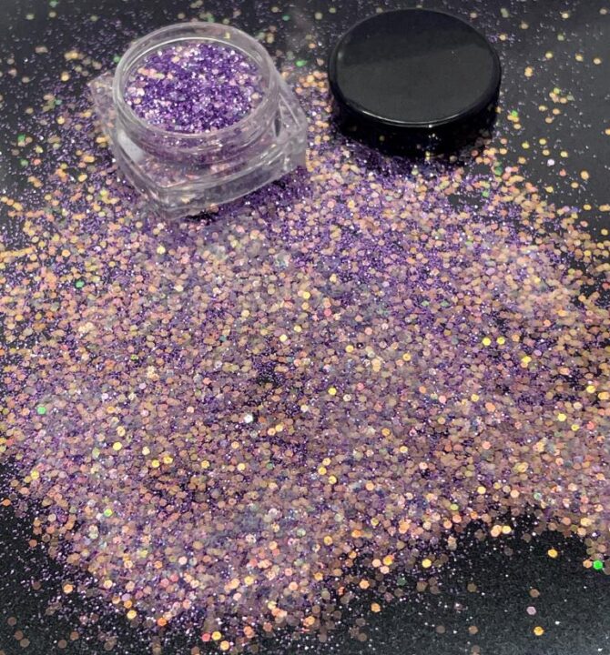Light Purple Mixed Glitter Powder
