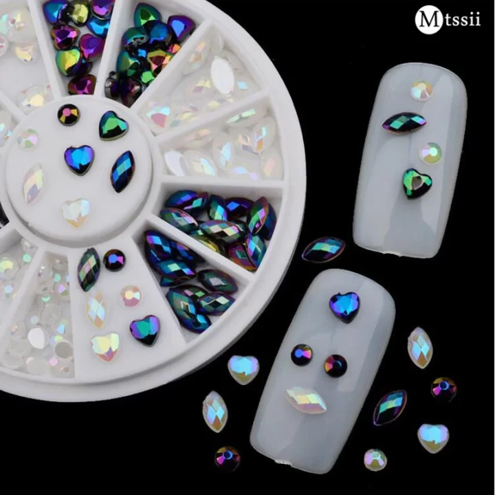 3D Nail Decorations Wheel